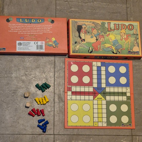House marbles ludo - of, retro