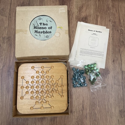 Vintage house marbles - house,